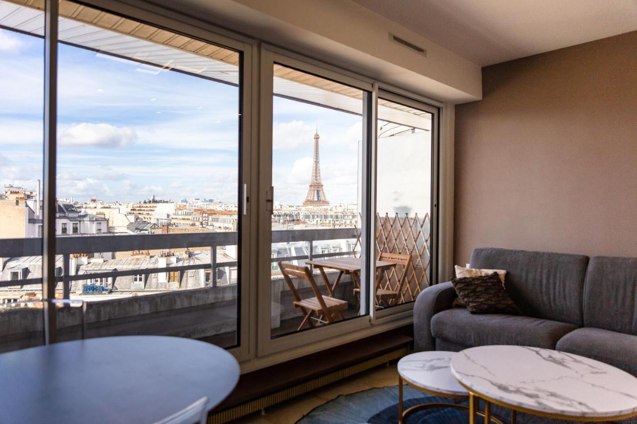Appartement Vue Tour Eiffel Paris Eksteriør bilde
